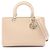 Christian Dior Dior Lady D-Sire Borsa a mano Medium 2-Way Beige