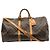 Louis Vuitton Keepall Bandoulière 55 Boston Bag Marrone