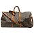 mala Louis Vuitton Keepall Bandoulière 55 Marrom