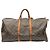 mala Louis Vuitton Keepall Bandoulière 55 Marrom - vista 2