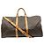 Louis Vuitton Keepall Bandoulière 55 Boston Bag Braun