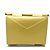 Cartera tri-fold de piel amarilla Bottega Veneta Amarillo