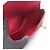 Borsa a tracolla Louis Vuitton Pochette Felicie Marrone Fuschia - vista 3