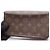 Borsa a tracolla Louis Vuitton Pochette Felicie Marrone Fuschia - vista 8