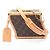 Louis Vuitton Monogram Shoulder Bag Brown