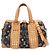 Borsa a mano 2-Way Louis Vuitton Courtney MM Monogram Multicolor Noir Nero Multicolore