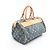Borsa Louis Vuitton Neo Speedy in pelle denim blu - vista 2