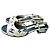 Sandali Slingback Chanel monogrammati CC Nero Bianco