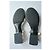 Sandali Slingback Chanel monogrammati CC Nero Bianco - vista 5