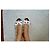 Sandali Slingback Chanel monogrammati CC Nero Bianco - vista 8