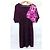 Autre Marque Custo Barcelona Violettes Cocktailkleid mit Muster Pink Lila - Ansicht 13