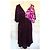 Autre Marque Custo Barcelona Violettes Cocktailkleid mit Muster Pink Lila - Ansicht 2