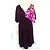 Autre Marque Custo Barcelona Violettes Cocktailkleid mit Muster Pink Lila - Ansicht 20