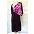 Autre Marque Custo Barcelona Violettes Cocktailkleid mit Muster Pink Lila - Ansicht 6