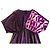 Autre Marque Custo Barcelona Violettes Cocktailkleid mit Muster Pink Lila - Ansicht 8