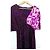 Autre Marque Custo Barcelona Violettes Cocktailkleid mit Muster Pink Lila - Ansicht 9