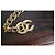 Cinturón de cadena Chanel logo CC dorado - vista 4