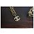 Cinturón de cadena Chanel logo CC dorado - vista 5