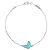 Bracciale con charm Van Cleef & Arpels Sweet Alhambra Papillon Turquoise