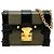 Louis Vuitton Portefeuille Trunk Mini Shoulder Bag Negro Caqui