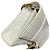 Borsa a tracolla con catena Balenciaga Hourglass Wallet Bianco - vista 9
