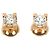 Pendientes de botón Cartier C de Diamond