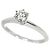 Autre Marque Tiffany & Co. Solitär-Diamantring aus Platin - Ansicht 5