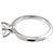 Autre Marque Tiffany & Co. Platin-Ehering mit Diamant im Princess-Schliff - Ansicht 3