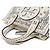 Borsa a mano/spalla 2 in 1 Tory Burch Paisley Bianco Crudo - vista 5
