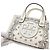 Borsa a mano/spalla 2 in 1 Tory Burch Paisley Bianco Crudo - vista 8