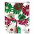 Autre Marque Smash Gonna Pop Blithe a fiori Marrone Bianco Rosso Beige Verde - vista 6