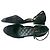 Chanel Sapatilhas Mary Jane Camurça Acolchoada Preto