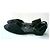 Chanel Sapatilhas Mary Jane Camurça Acolchoada Preto - vista 3