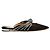 Mules Aquazzura Celeste in Satin Nero con Strass - vista 2