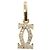 Cartier 2C Charm Diamantenhalskette Golden - Ansicht 2
