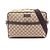 Gucci GG Canvas Schultertasche Braun Beige
