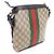 Borsa Messenger Piatta Gucci GG Supreme Web Stripe Nero Multicolore Beige - vista 2