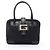 Borsa Gucci G-logo nera in pelle e tela Nero