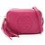 Gucci Soho Disco Bag Rosa Leder Pink
