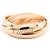 Anello Cartier Trinity in oro rosa 18K D'oro