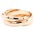 Anello Cartier Trinity in oro rosa 18K D'oro - vista 2