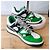 Sneakers Gucci Basket Demetra Verde Bianco Nero - vista 2
