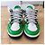 Sneakers Gucci Basket Demetra Verde Bianco Nero - vista 3