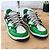 Sneakers Gucci Basket Demetra Verde Bianco Nero - vista 4