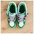 Sneakers Gucci Basket Demetra Verde Bianco Nero - vista 5
