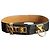 Hermès Collier de Chien Médor Gürtel aus schwarzem Lack-Krokodilleder Gold hardware