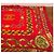 Cambon Chanel Seidentuch Rot mit Goldketten-Print Golden - Ansicht 4