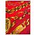 Cambon Chanel Seidentuch Rot mit Goldketten-Print Golden - Ansicht 9