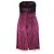 Medusa Vestido palabra de honor con efecto plumas Versace Jeans Couture - años 00 Fucsia - vista 3
