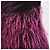 Medusa Vestido palabra de honor con efecto plumas Versace Jeans Couture - años 00 Fucsia - vista 4